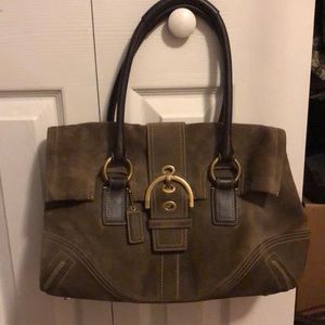 Coach Purse (Suede)